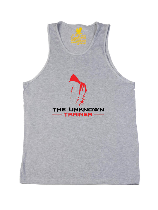 The Unknown Trainer Logo Black Tank Top