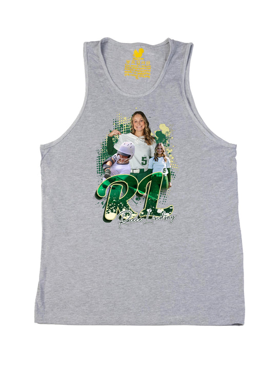 Reece Lindsay Initials Tank Top