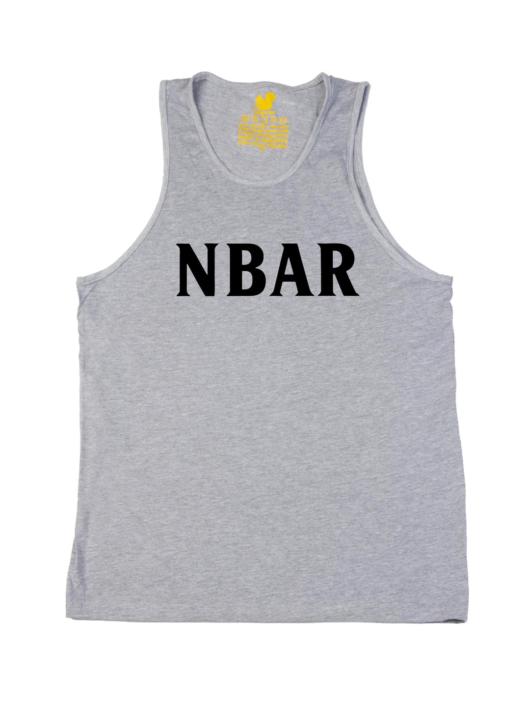 NBAR Texts Black Tank Top