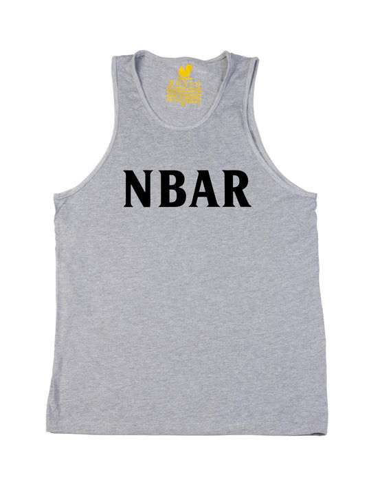 NBAR Texts Black Tank Top