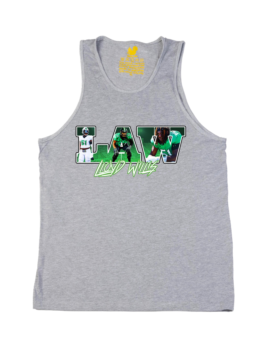 Lloyd Willis Letters Tank Top