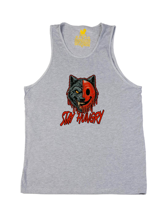 Stay Hungry Wolf Tank Top
