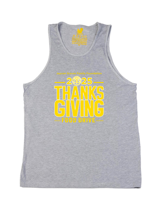 Jayvon Graves Foundation 2025 Thanks Giving Yellow R Tank Top