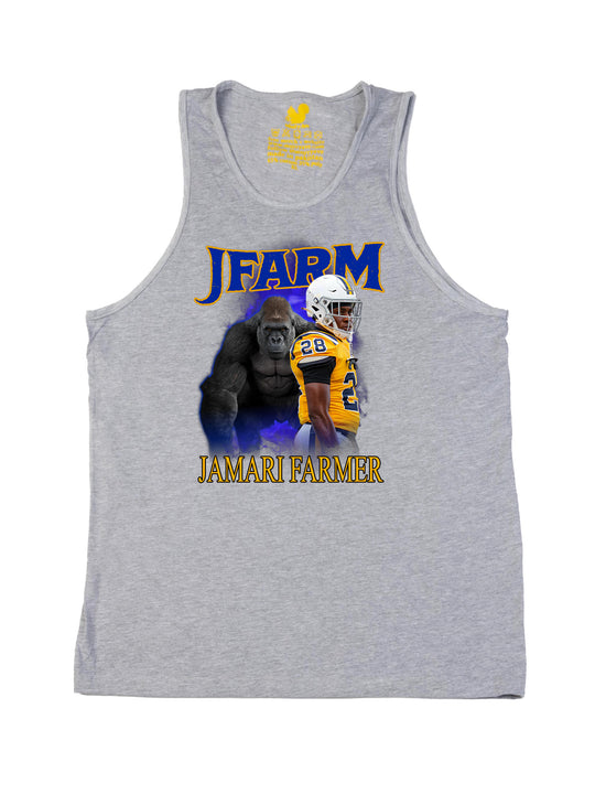 Jamari Farmer Gorilla Collage Tank Top