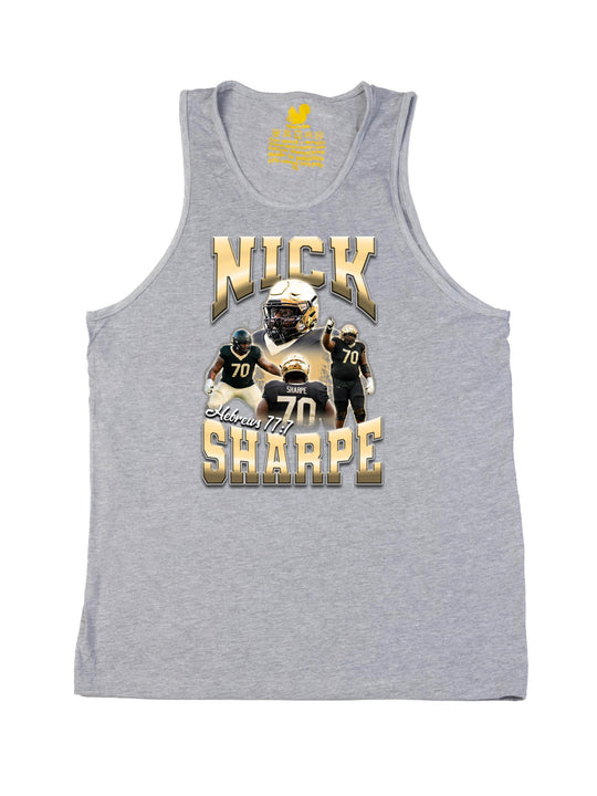 Nick Sharpe Collage Tank Top