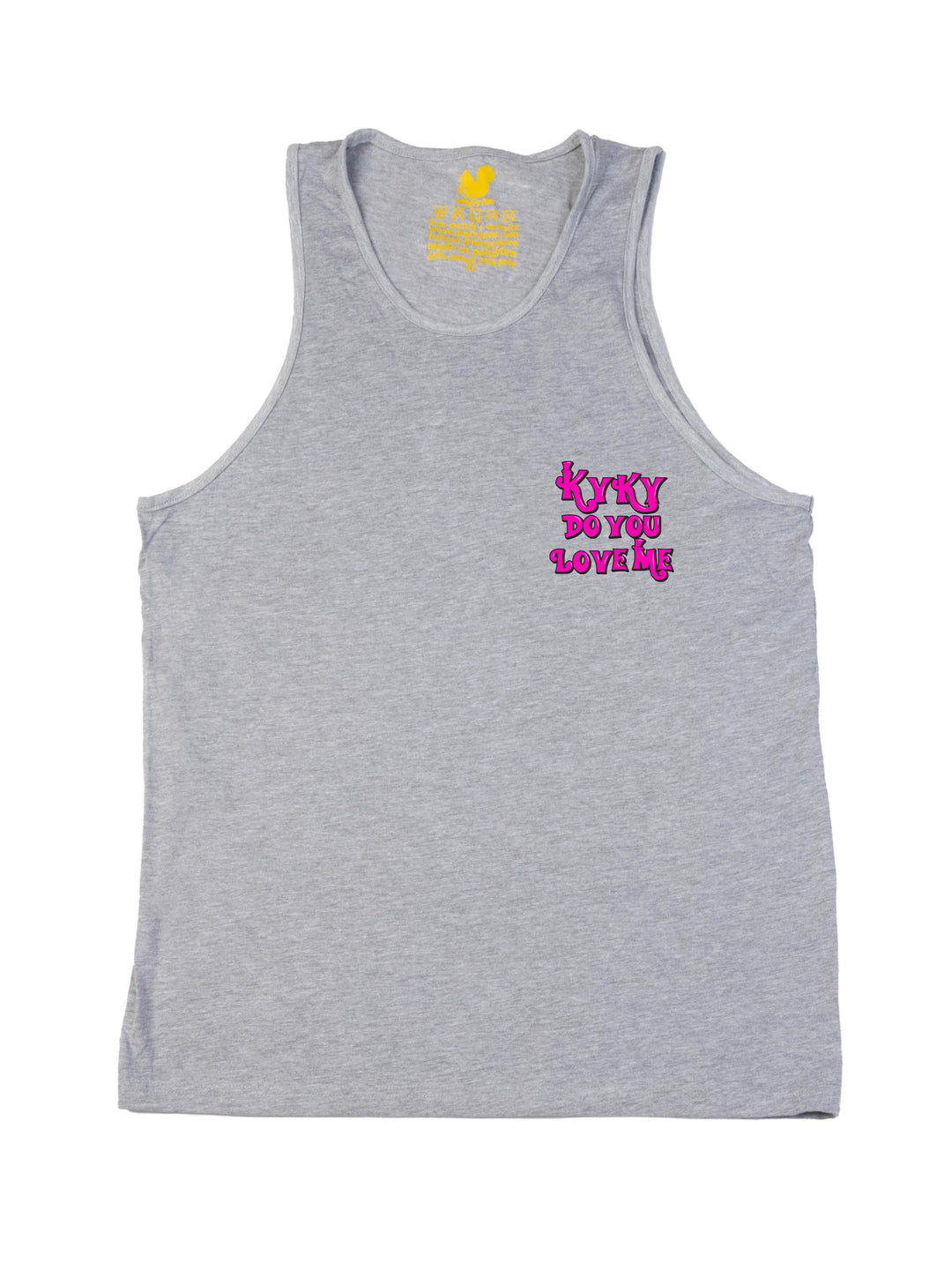 Kyky Do You Love Me Pink Pocket Tank Top