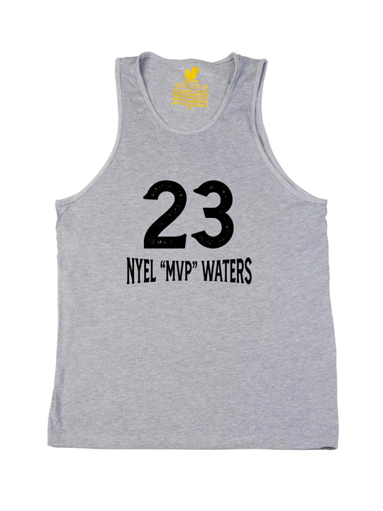 Nyel Waters Logo Black Tank Top
