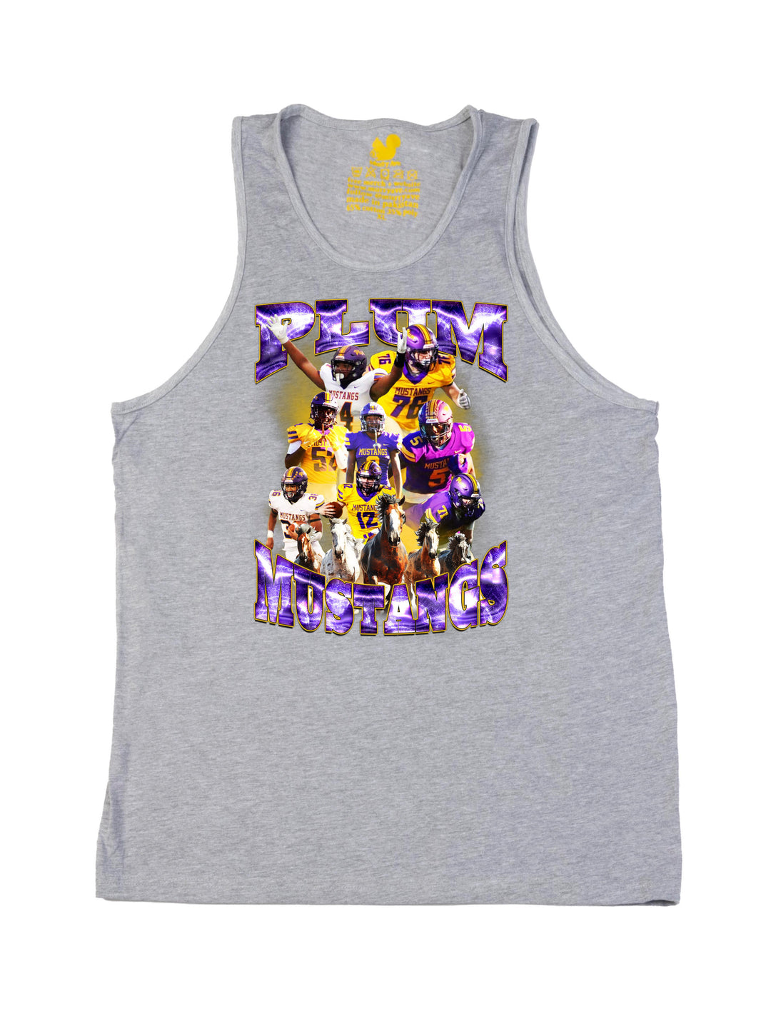 Plum Mustangs Tank Top