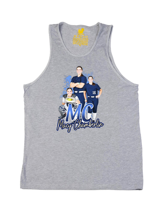 Macy Chamberlin Initials Tank Top