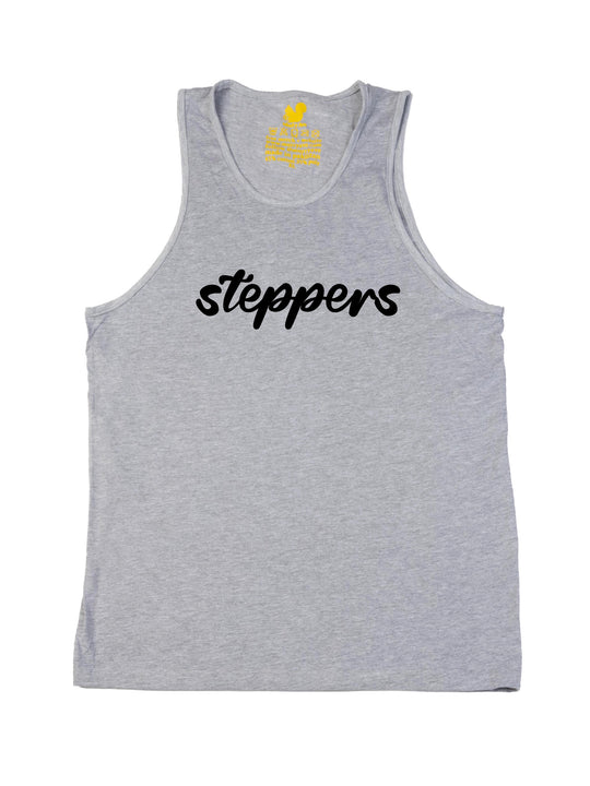 Steppers Black Tank Top