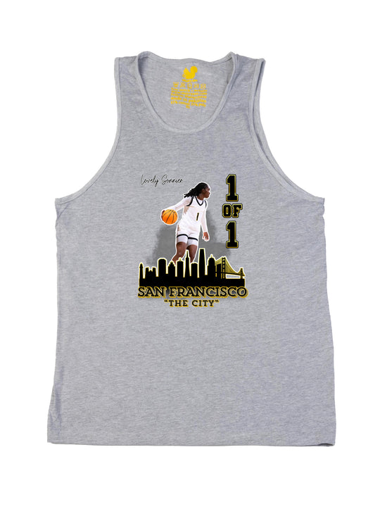 Lovely  Sonnier Collage Tank Top