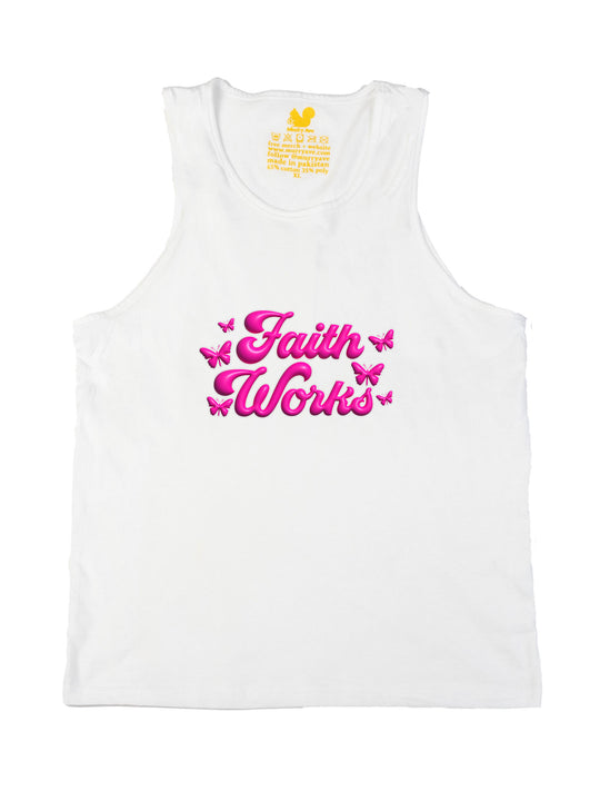Faith Works Pink Tank Top
