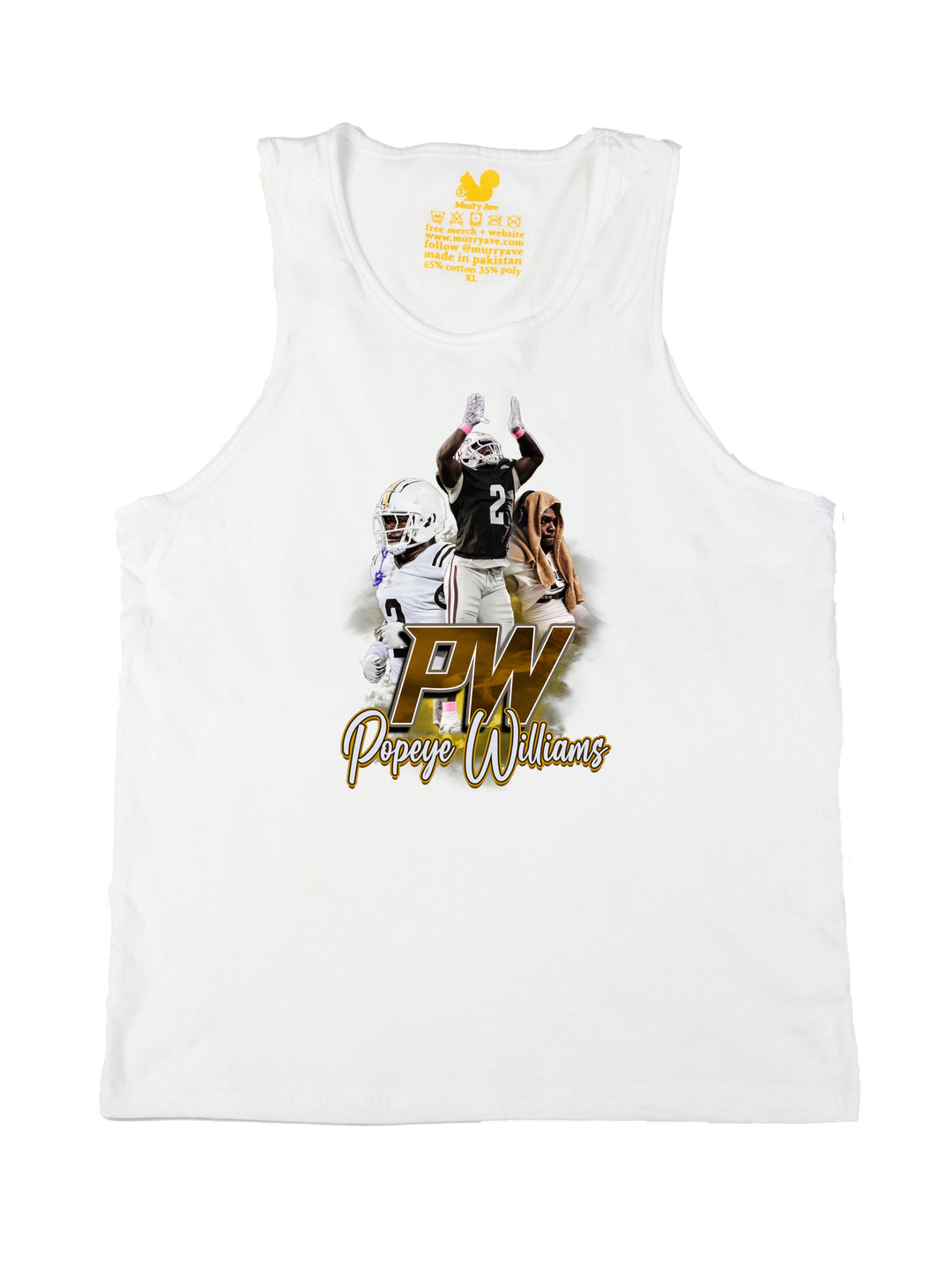 Popeye Williams Initials Tank Top