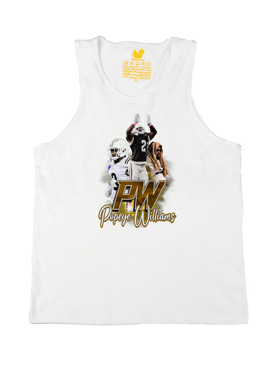 Popeye Williams Initials Tank Top