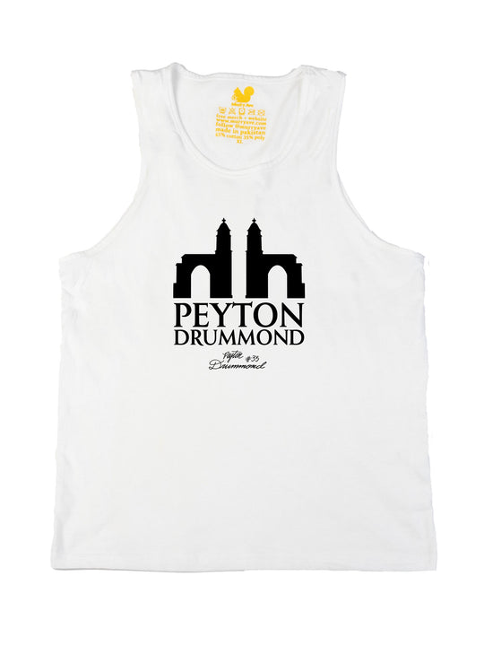 Peyton Drummond Logo Black Tank Top