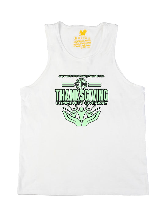 Jayvon Graves Family Foundation Thanks Giving Community Giveaway Tank Top