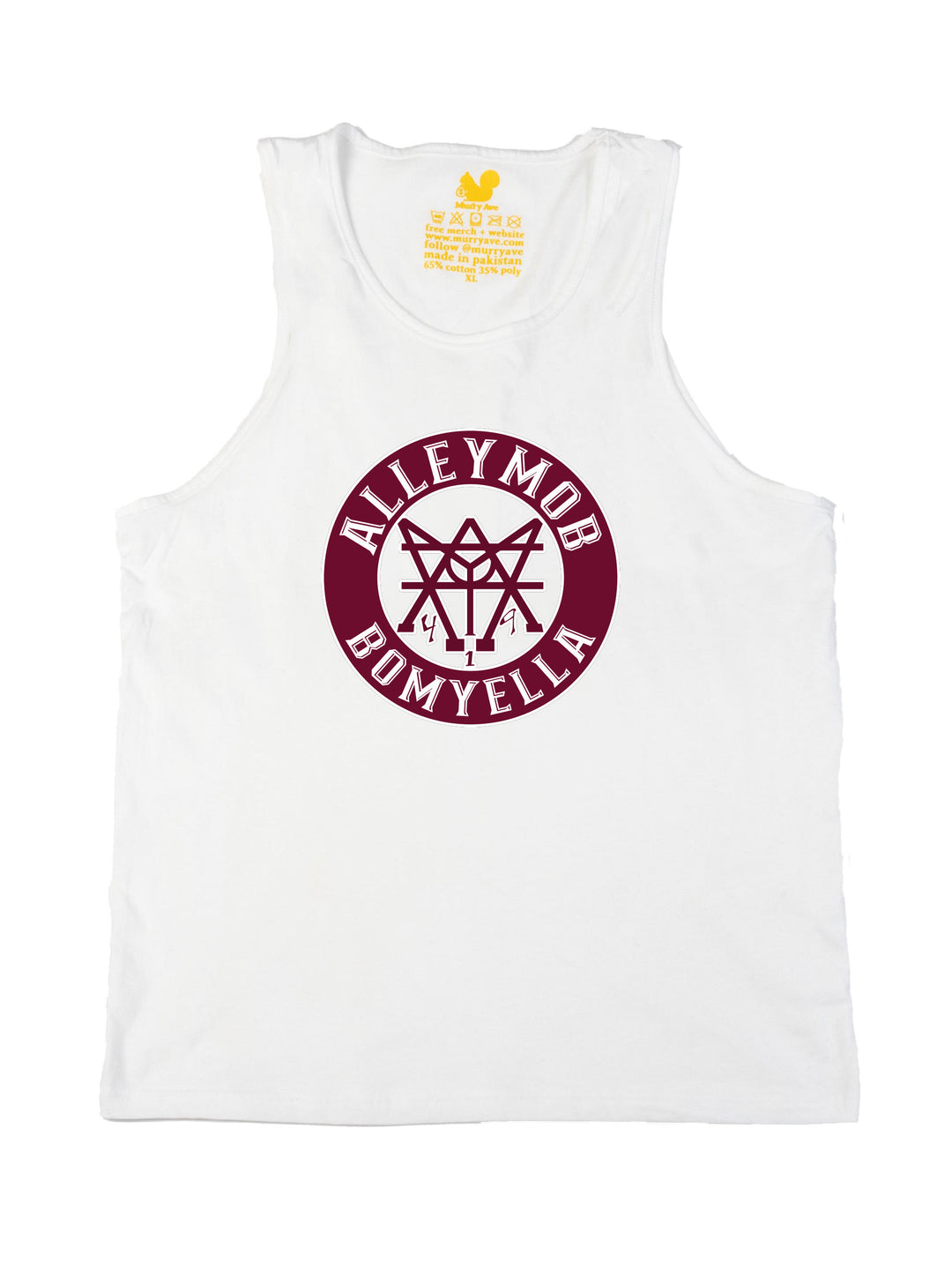 Alleymob Maroon Tank Top