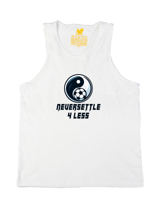 Never Settle 4 Less Logo Tank Top