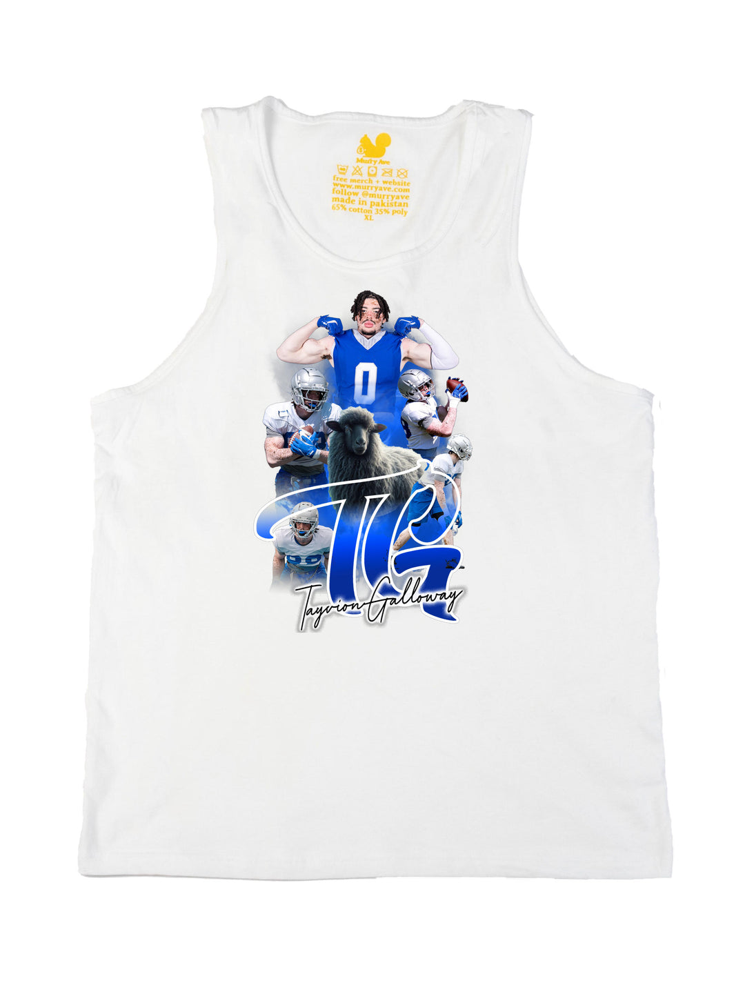 Tayvion Galloway Initials Tank Top