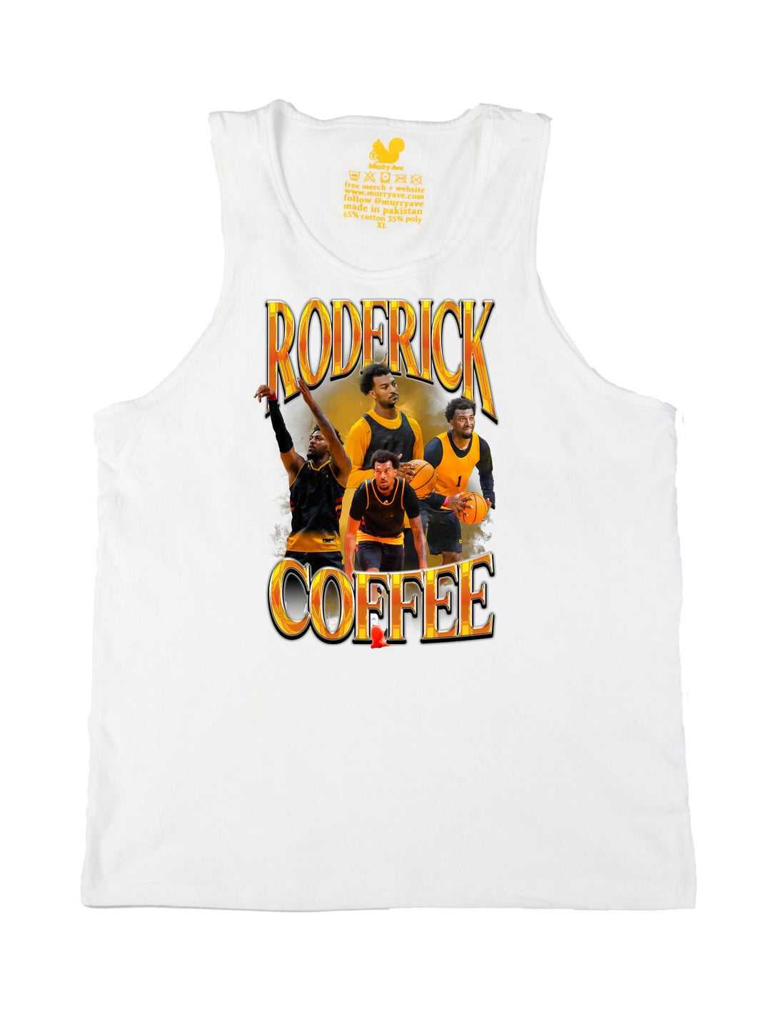 Roderick Coffee Collage Tank Top