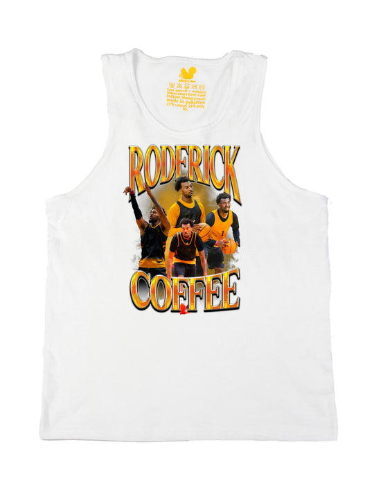 Roderick Coffee Collage Tank Top