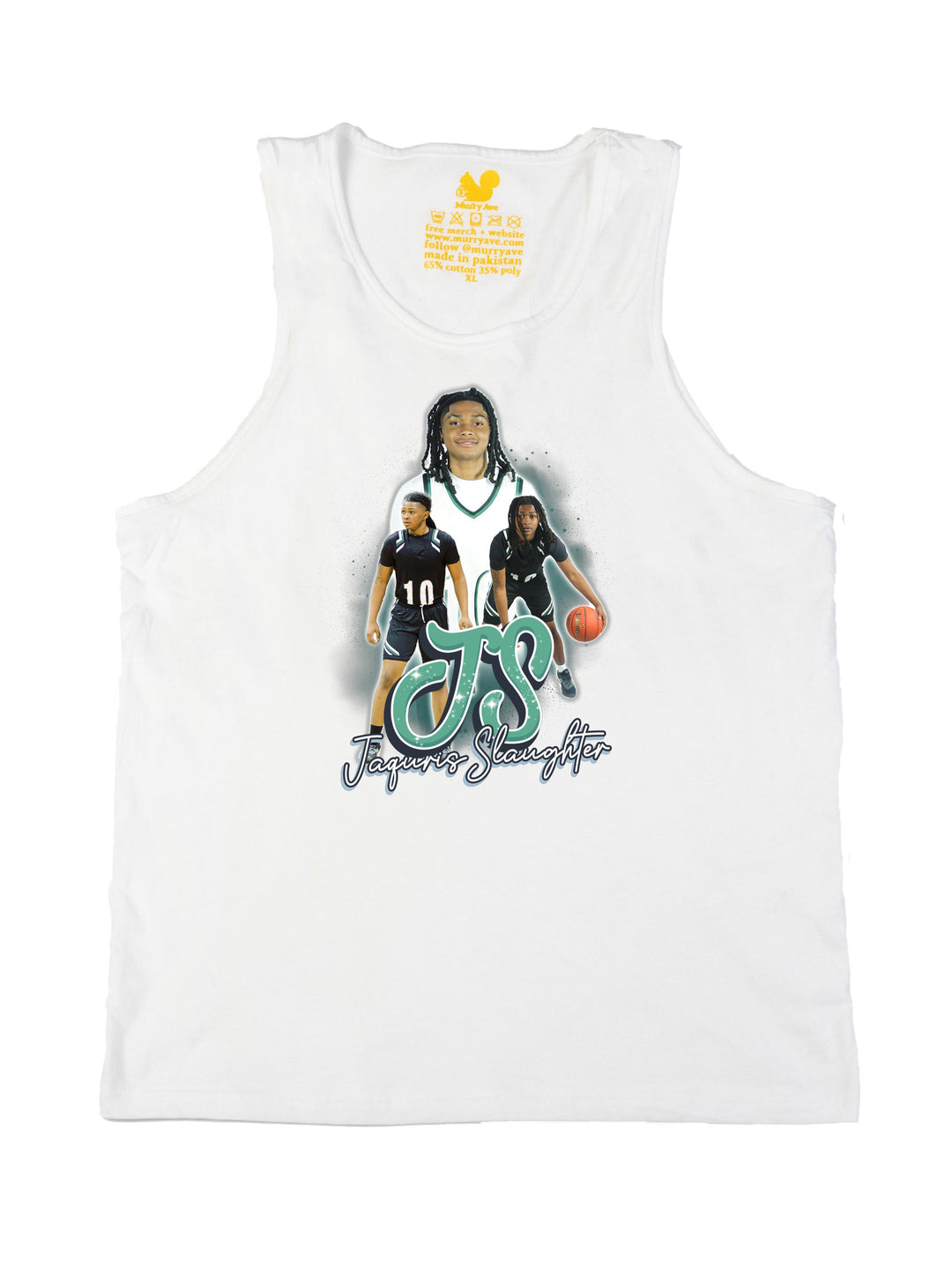 Jaquris Slaughter Initials Tank Top