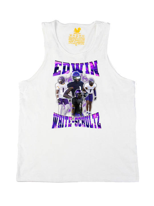 Edwin White Schultz Collage Tank Top