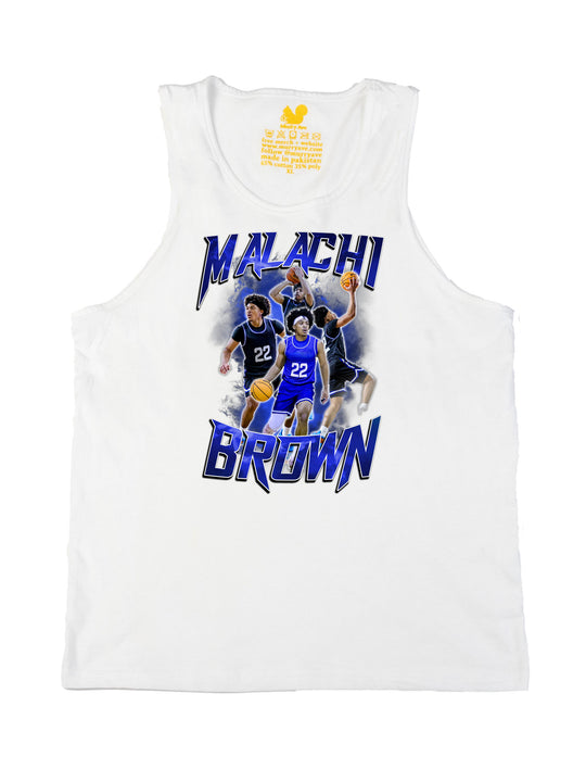 Malachi Brown Collage Tank Top