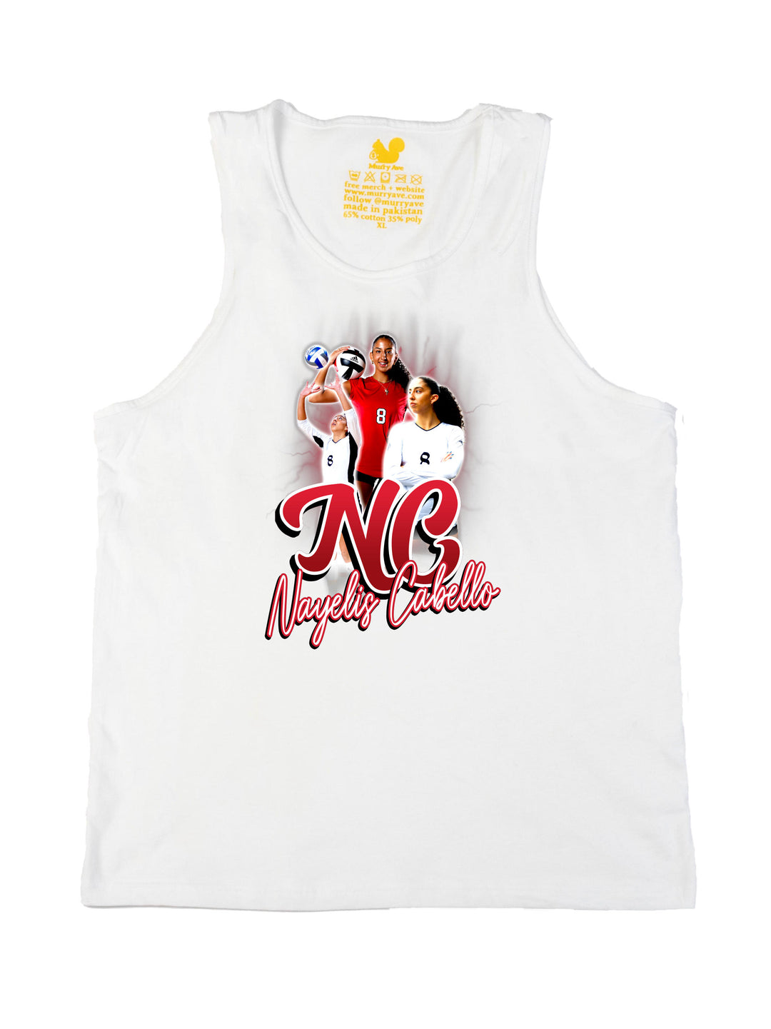 Nayelis Cabello Initials Tank Top