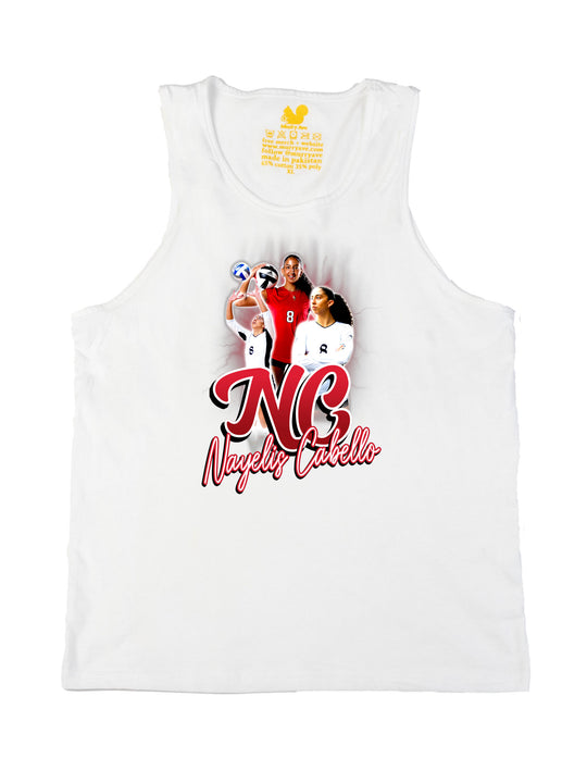 Nayelis Cabello Initials Tank Top