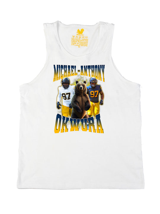 Michael Anthony Okwura Collage Tank Top