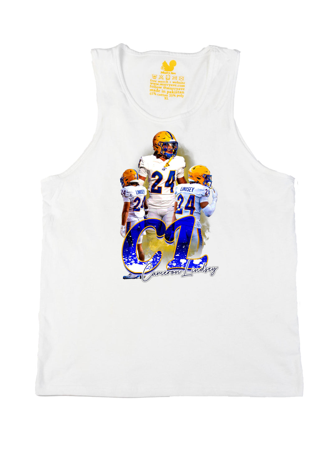 Cameron Lindsey Initials Tank Top