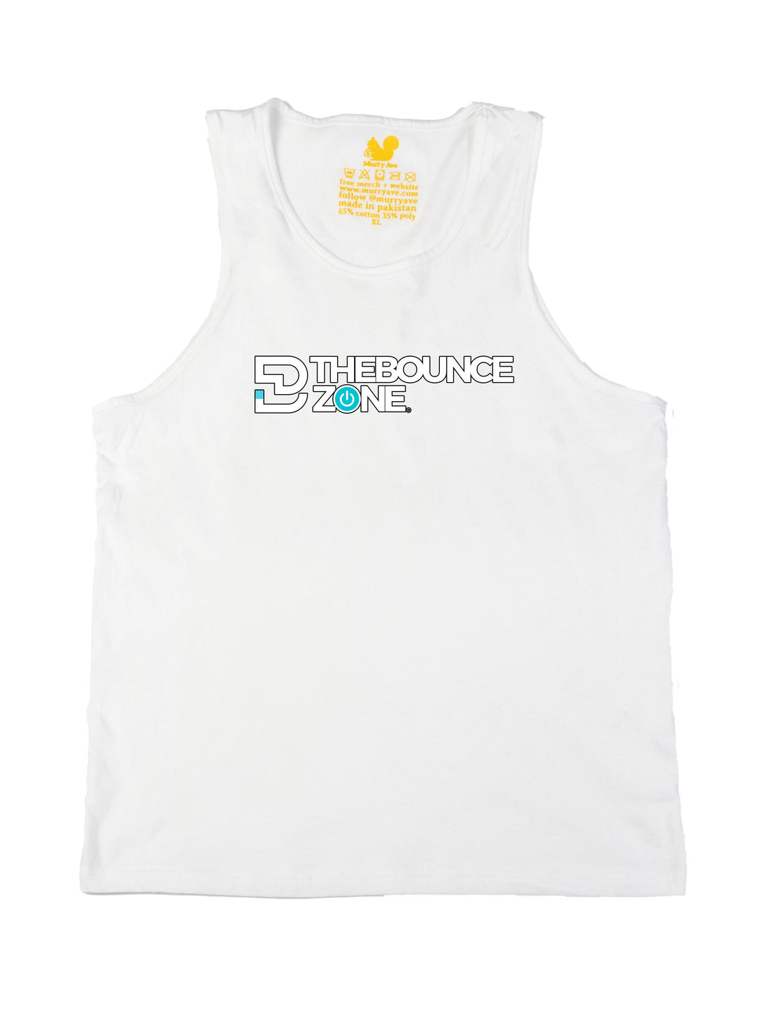Bounce Zone White Logo Tank Top