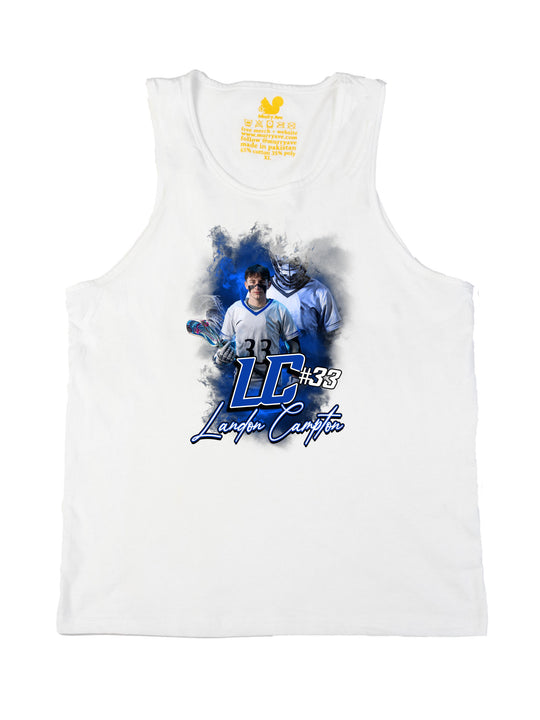 Landon Campton Initials Tank Top