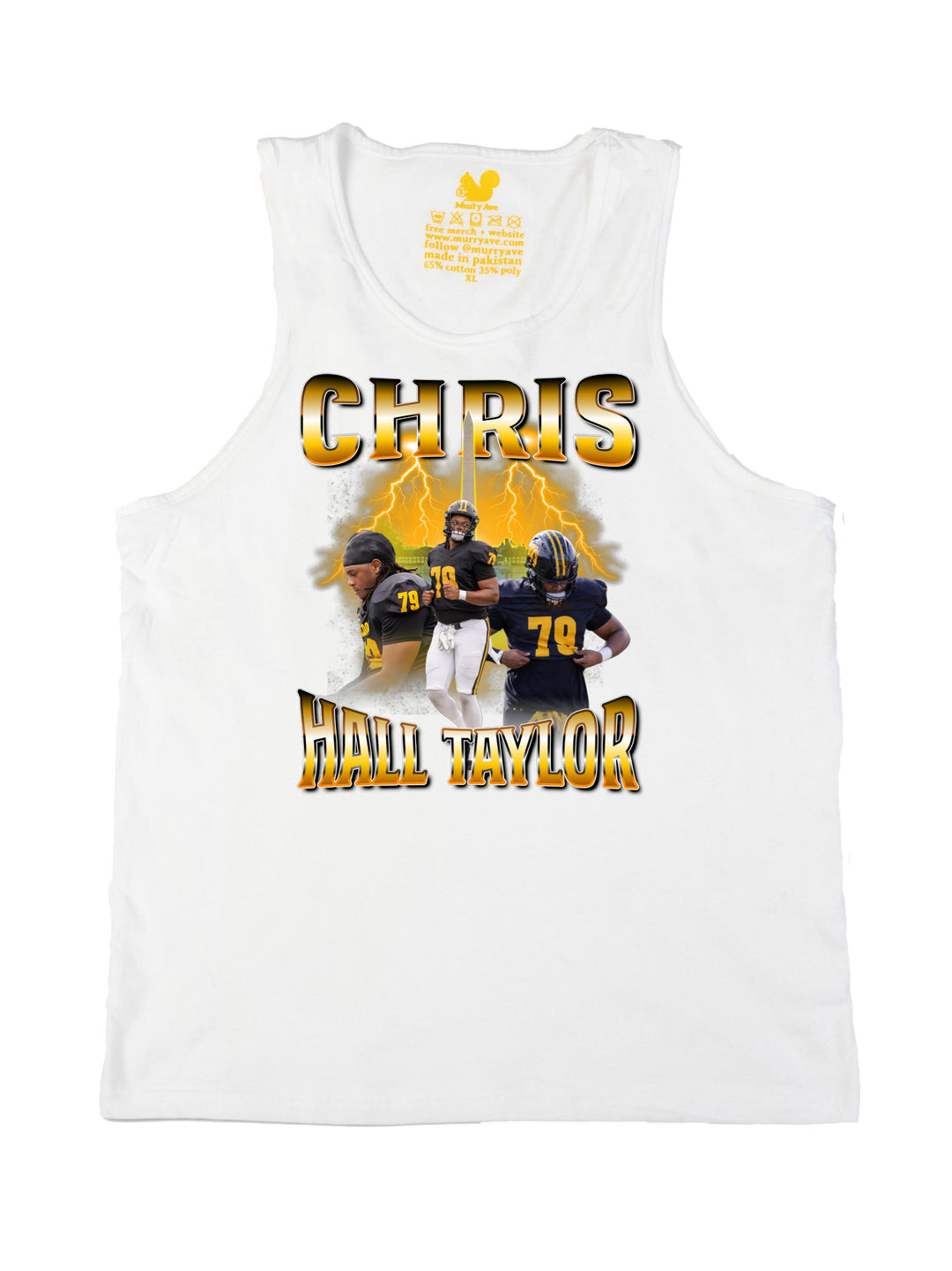 Chris Hall Taylor Collage Tank Top