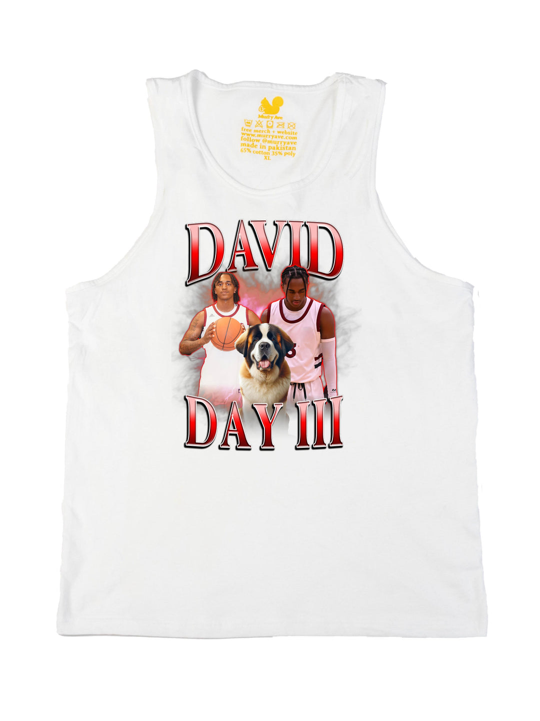 David Day Collage Tank Top