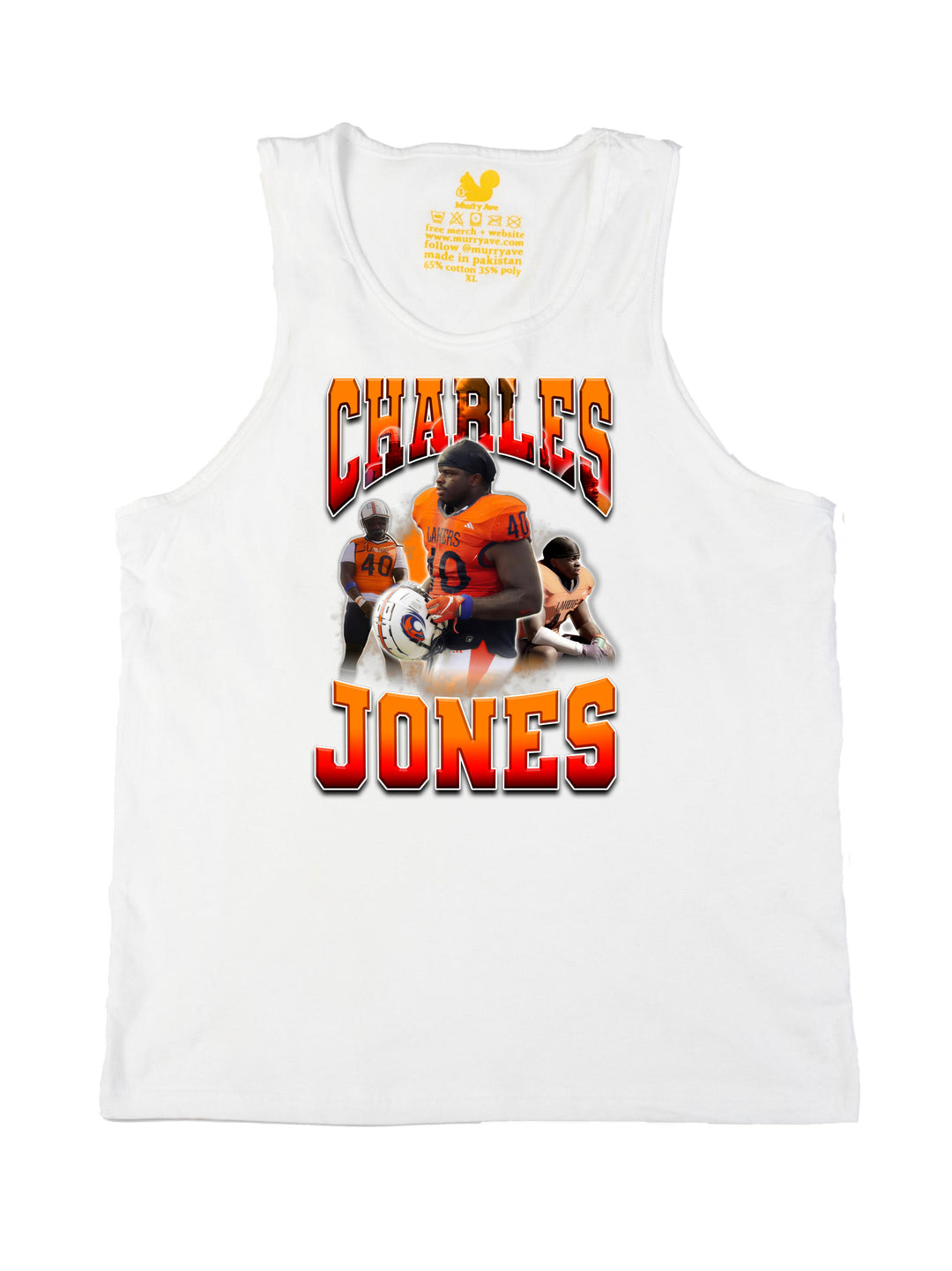 Charles Jones Collage Tank Top