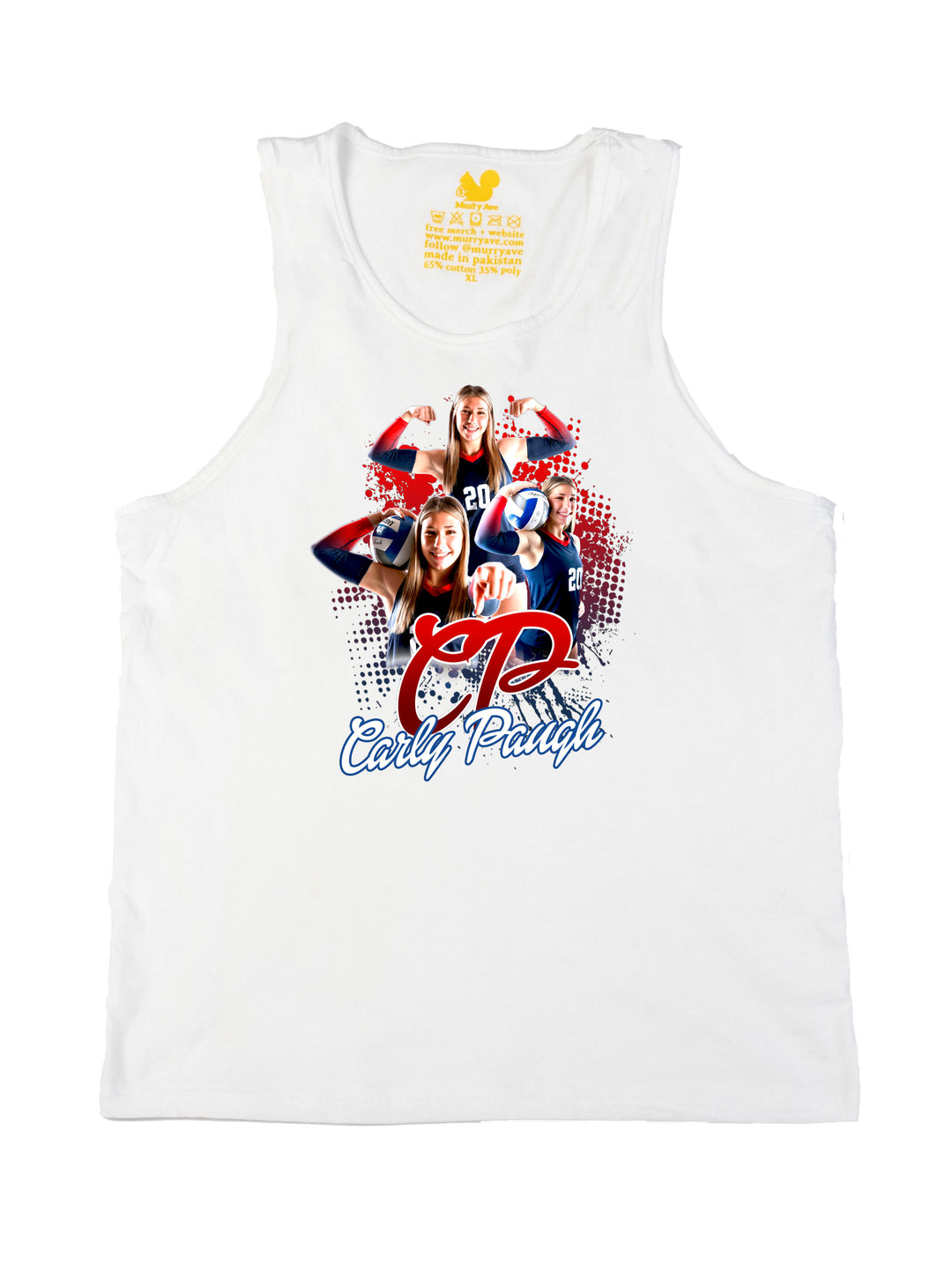 Carly Paugh Initials Tank Top