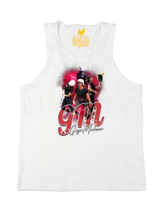 Gigi Muhaw Initials Tank Top