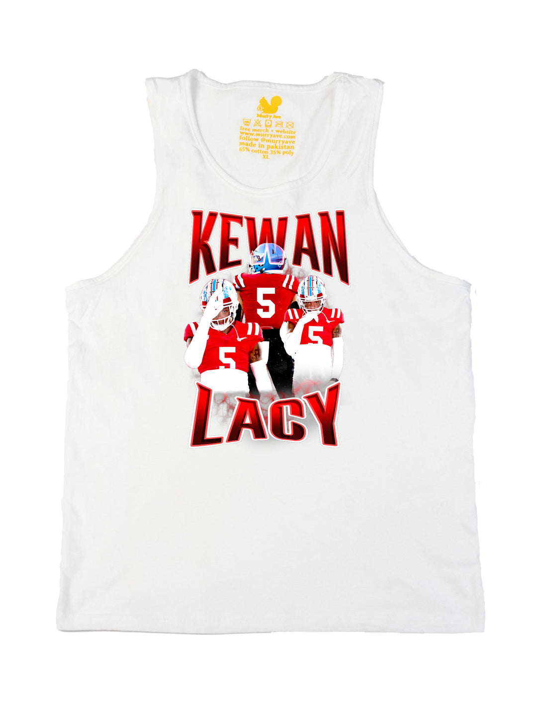 Kewan Lacy Collage Tank Top