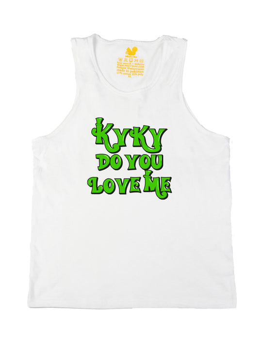 kyky do you love me green Tank Top