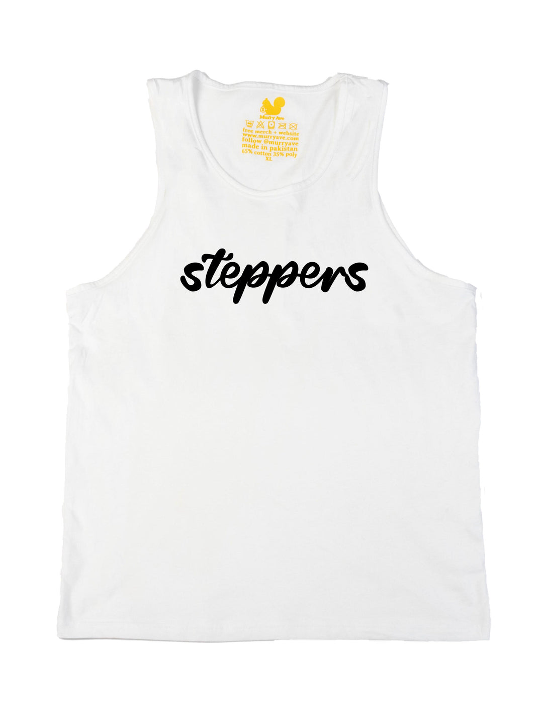 Steppers Black Tank Top