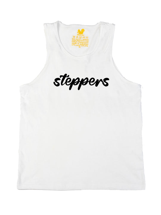 Steppers Black Tank Top