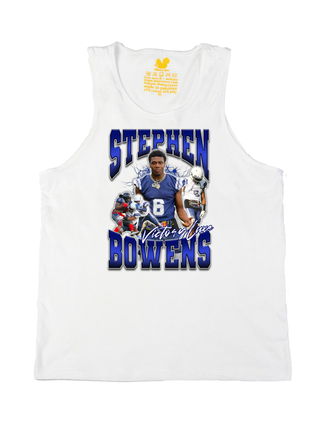 Stephen Bowens Collage Tank Top