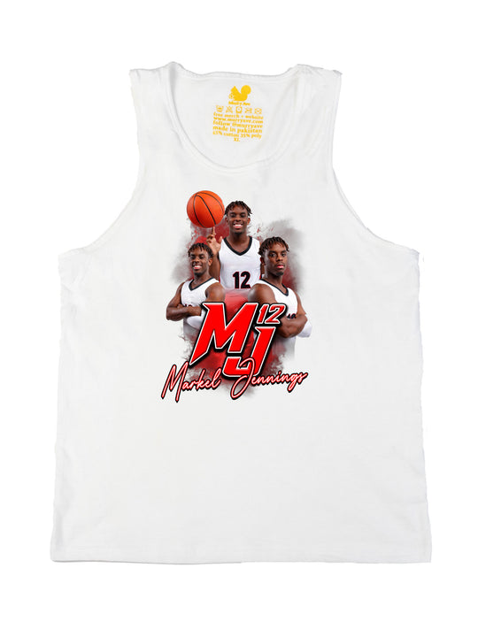 Markel Jennings Initials Tank Top