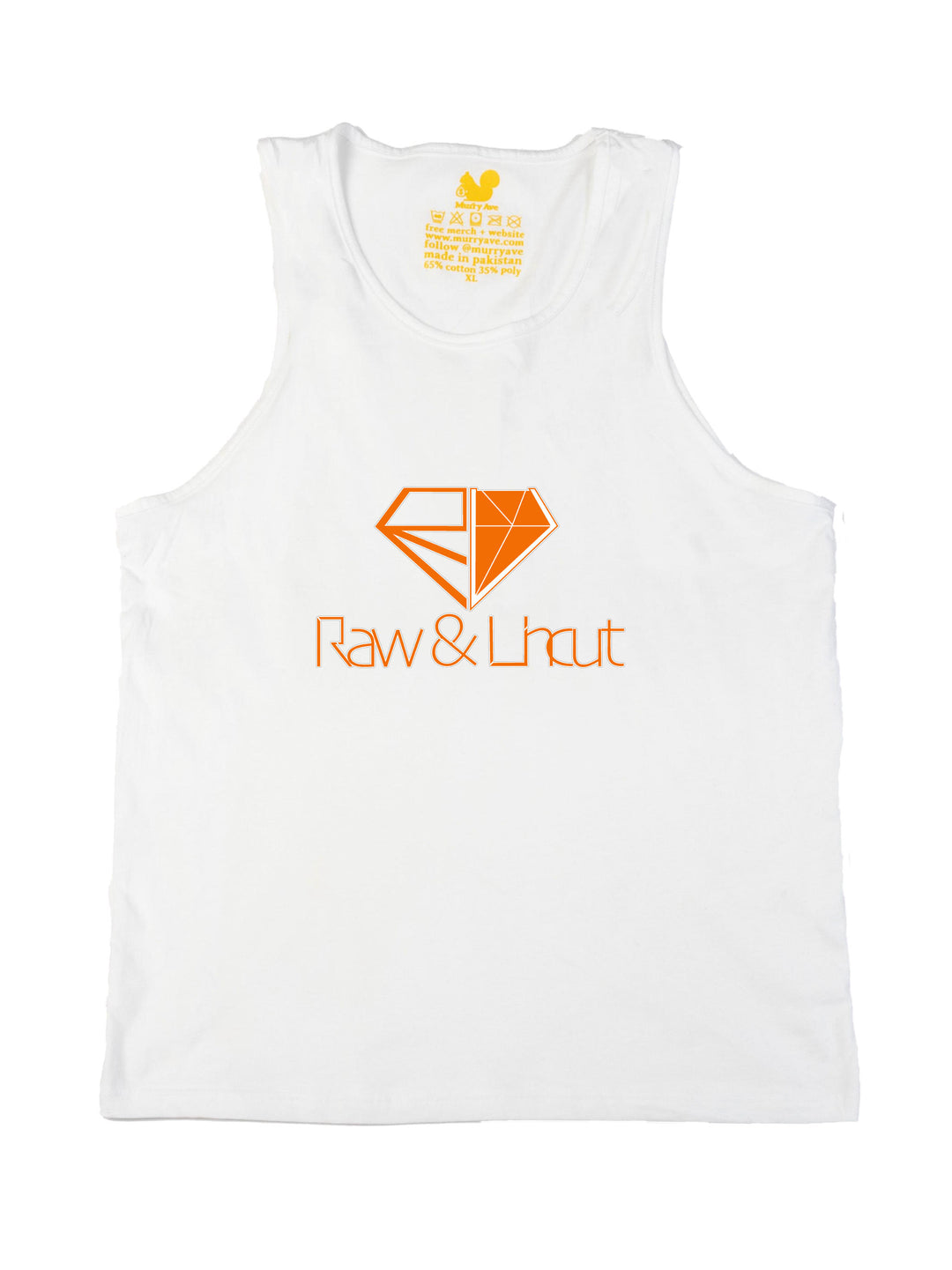 Raw and Uncut Orange Tank Top