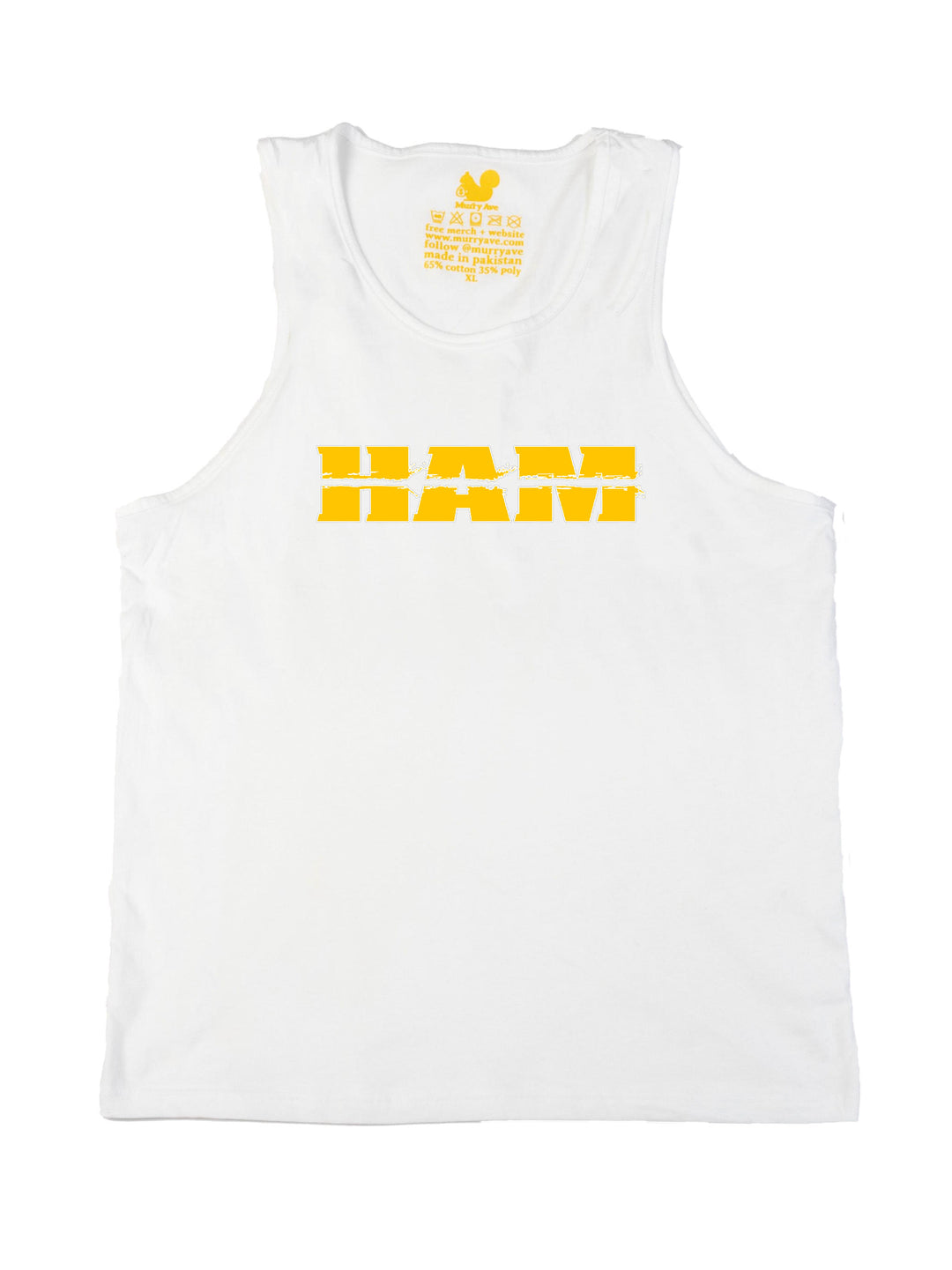 HAM Yellow Tank Top
