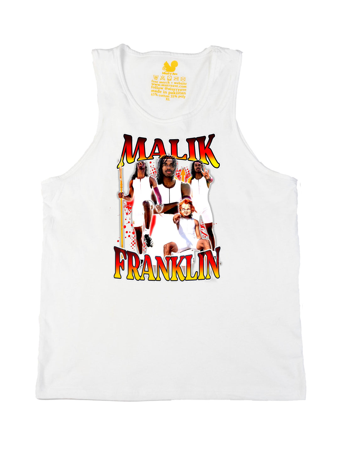 Malik Franklin Collage Tank Top