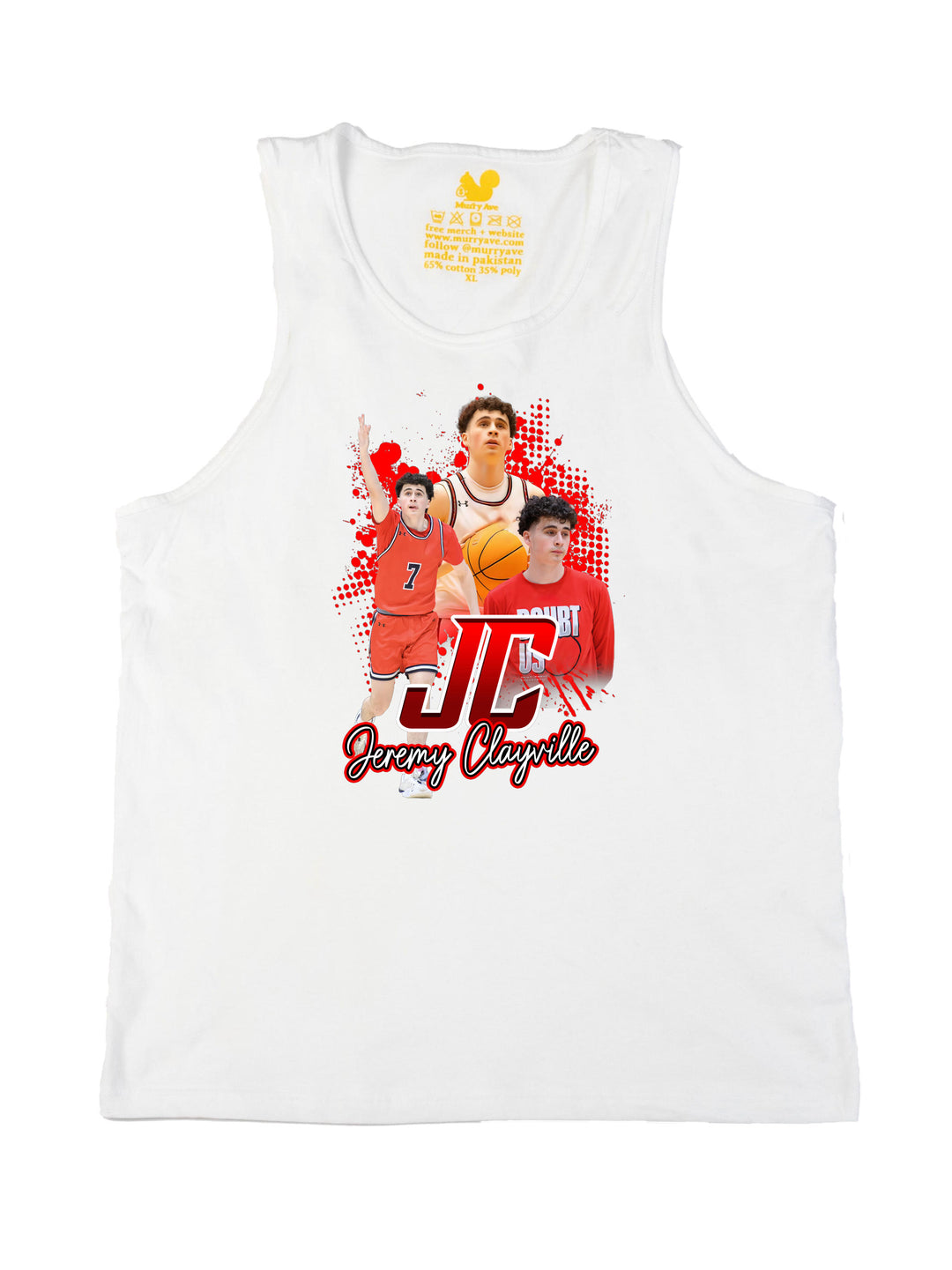 Jeremy Clayville Initials Tank Top