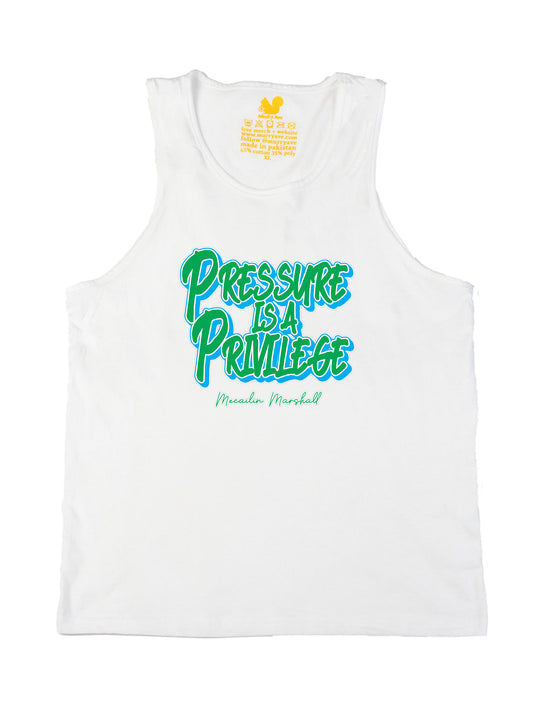 Mecailin Marshall Slogan Tank Top